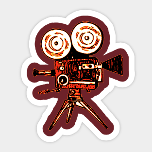 Movie Camera Sticker